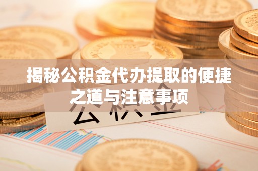 泸州揭秘公积金代办提取的便捷之道与注意事项