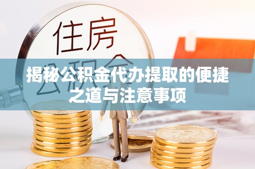 泸州揭秘公积金代办提取的便捷之道与注意事项