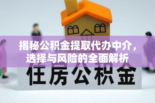 泸州揭秘公积金提取代办中介，选择与风险的全面解析