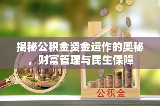 泸州揭秘公积金资金运作的奥秘，财富管理与民生保障